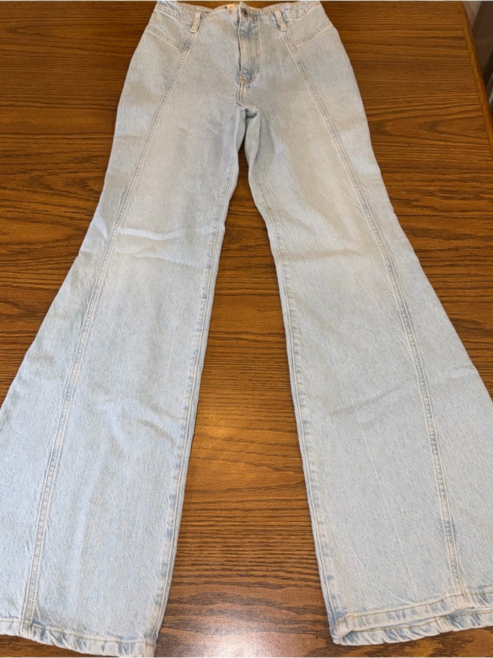 We The Free Light Wash Women's Flared Jeans